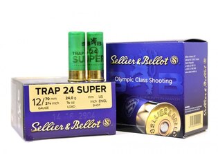 Brokové náboje Trap 24 Super Sellier&Bellot® / 12/70* / 24 g / 25 ks