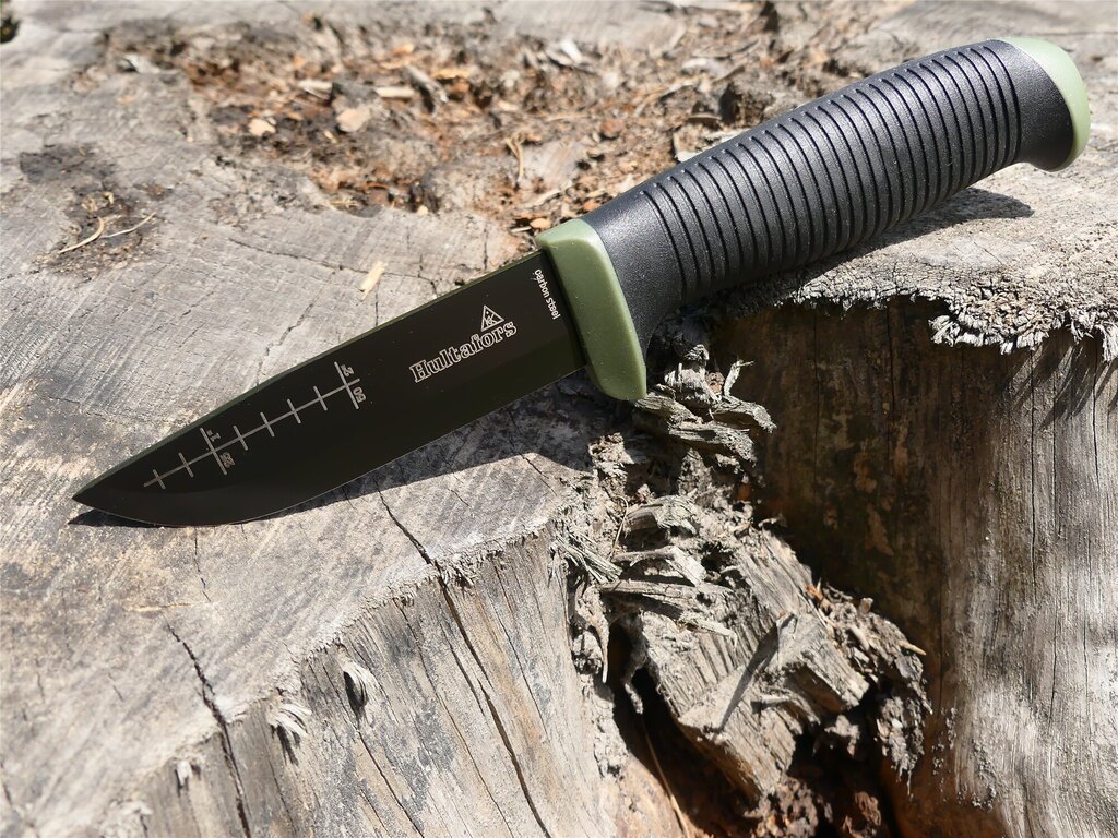 Bushcraft nůž OK4 Hultafors® - černý