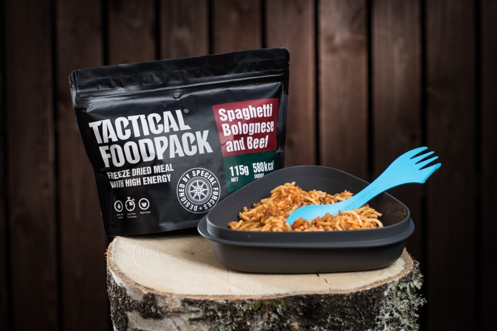 Dehydrované jídlo Tactical Foodpack® boloňské špagety s hovězím masem