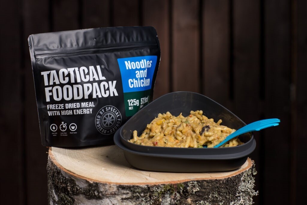 Dehydrované jídlo Tactical Foodpack® nudle s kuřecím masem