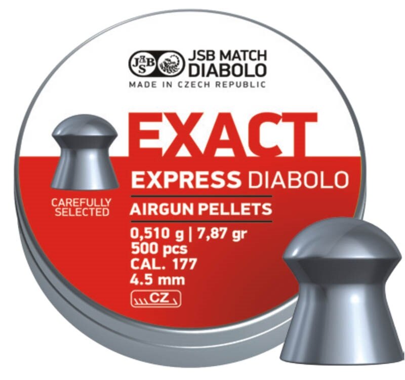 Diabolky Exact Express 4.52 mm JSB® / 500 ks
