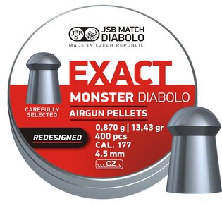 Diabolky Exact Monster Redesigned 4.52 mm JSB® / 400 ks