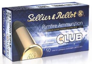 Malorážkové náboje Club/Standard Sellier&Bellot® / .22 LR / 2,6 g / 50 ks