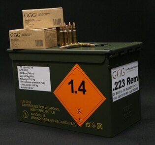 Náboje FMJ GGG® / 223 Rem. / 55 grn / 1000 ks + Box Ammo NATO