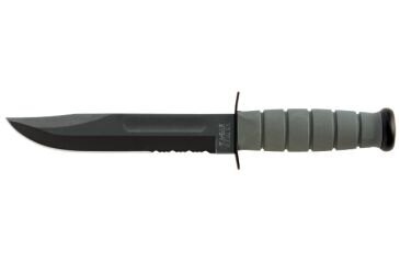 Nůž s pevnou čepelí KA-BAR® Fighting-Utility Knife foliage green s kombinovaným ostřím