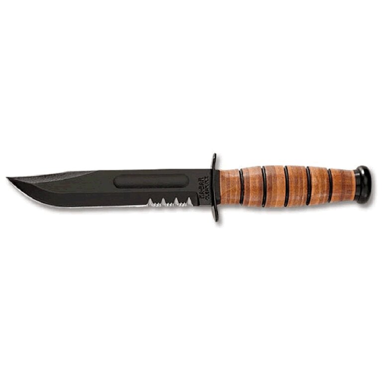 Nůž s pevnou čepelí KA-BAR® The Legend s kombinovaným ostřím