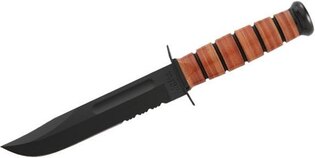 Nůž s pevnou čepelí USMC The Legend KA-BAR®, kombinované ostří