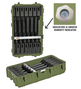 Odolný vodotěsný kufr na 12 pušek 10840 Explorer Cases® / s pěnou