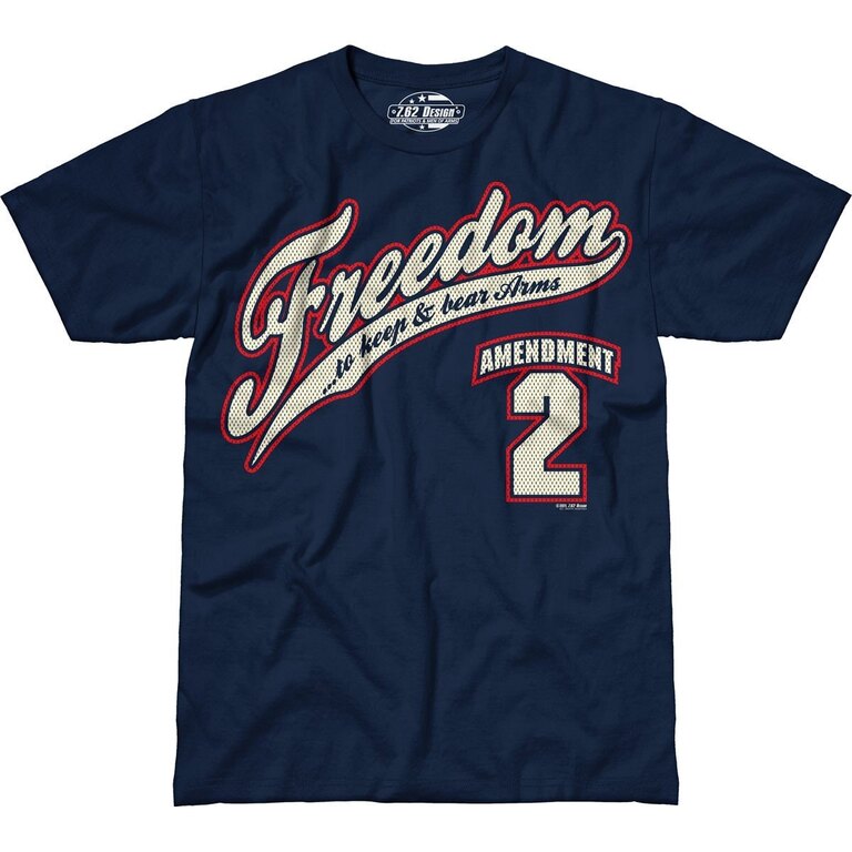 Pánské tričko 7.62 Design® 2nd Amendment Freedom - modré