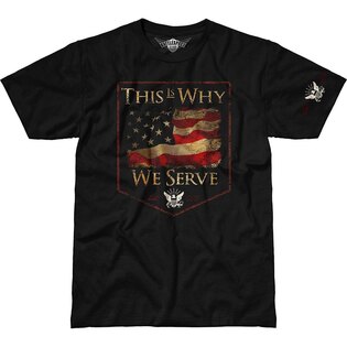 Pánské tričko 7.62 Design® US Navy This Is Why We Serve - černé
