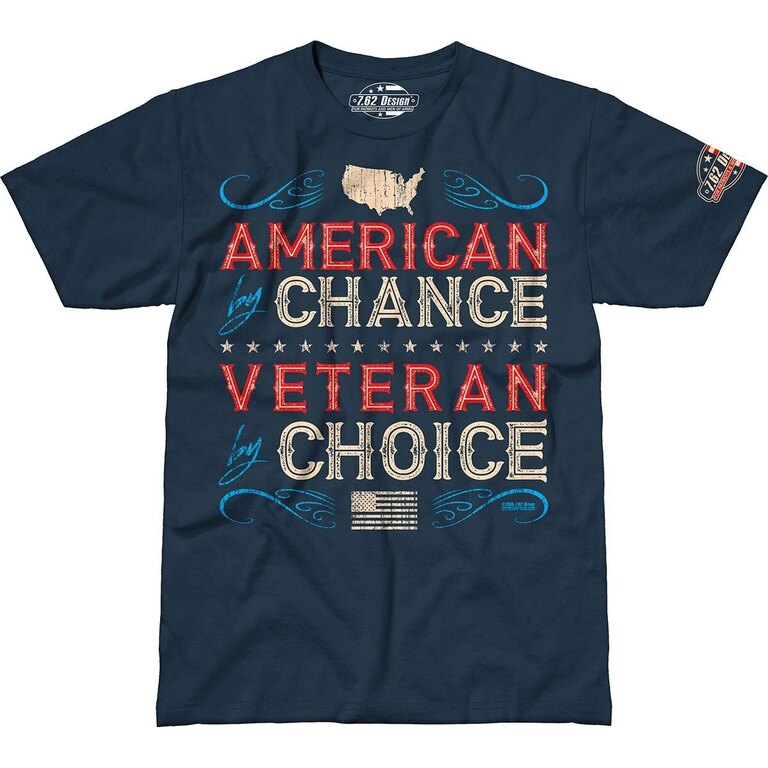 Pánské tričko 7.62 Design® Veteran By Choice - modré