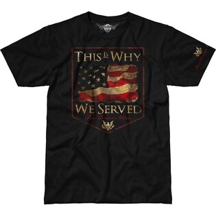 Pánské tričko 7.62 Design® Veterans This Is Why We Served - černé