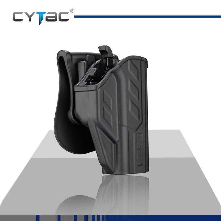 Pistolové pouzdro T-ThumbSmart Cytac® CZ P10C + univerzální pouzdro na zásobník Cytac® - černé