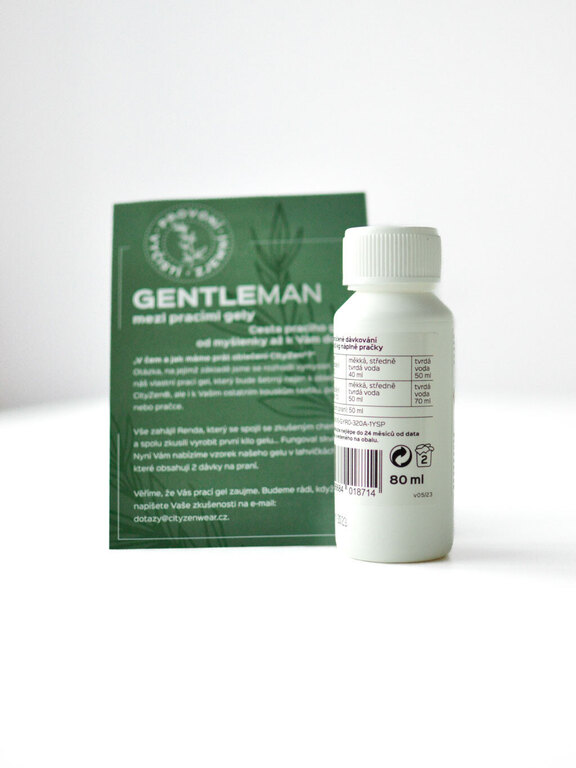 Prací gel Gentleman CityZen®, 80 ml