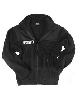 SECURITY fleecová bunda Mil-Tec® - černá