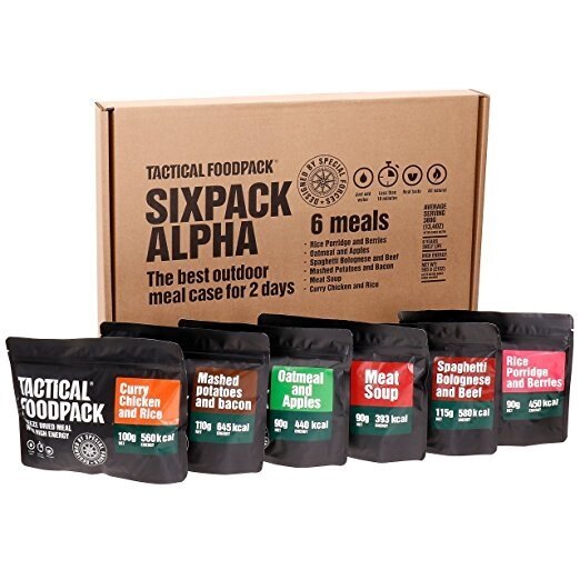 Set dehydrovaného jídla Tactical Foodpack® Tactical Six Pack Alpha