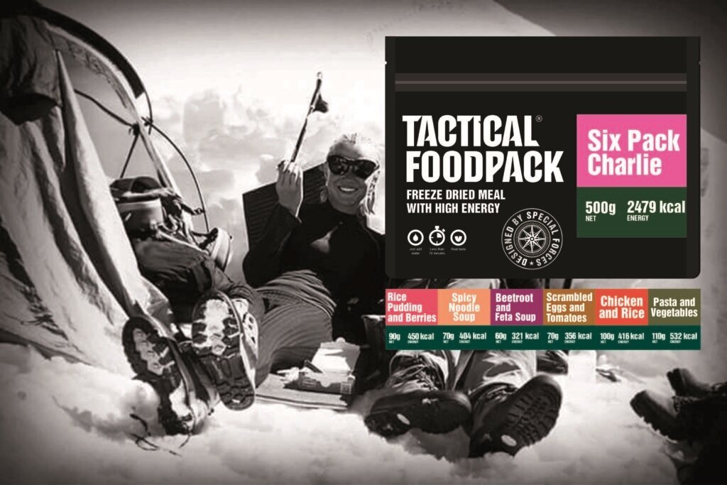 Set dehydrovaného jídla Tactical Foodpack® Tactical Six Pack Charlie