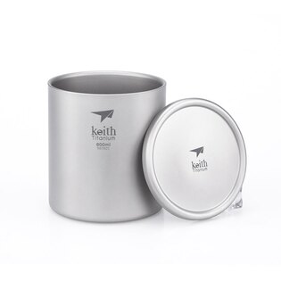 Titanový termohrnek s víčkem Keith® 600 ml