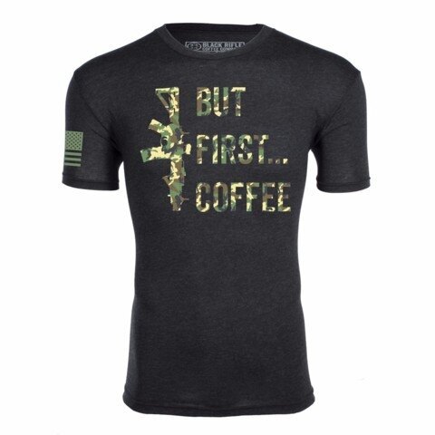 Triko BRCC® But First Coffee Shirt s potiskem