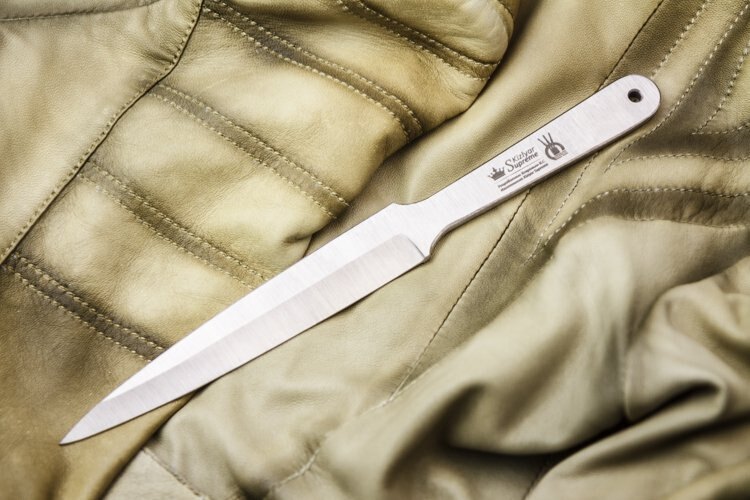 Vrhací nůž KIZLYAR SUPREME® Leader - stříbrný