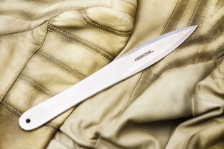 Vrhací nůž KIZLYAR SUPREME® Lepestok - stříbrný