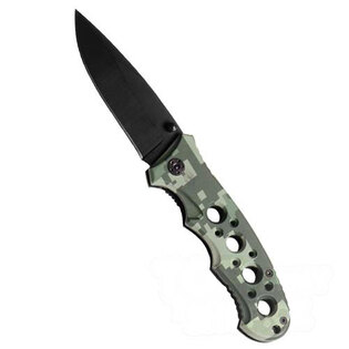 Zavírací nůž AT digital Mil-Tec® s děrovanou rukojetí